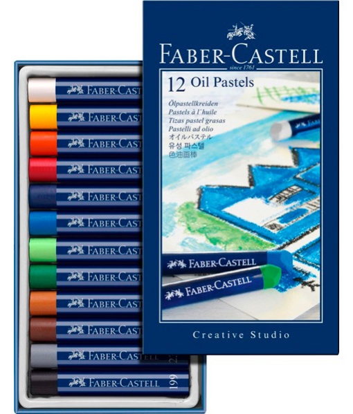 Pastel Óleo FABER-CASTELL CREATIVE Studio 12 Cores