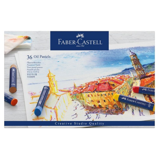 Pastel Óleo FABER-CASTELL CREATIVE Studio 36 Cores