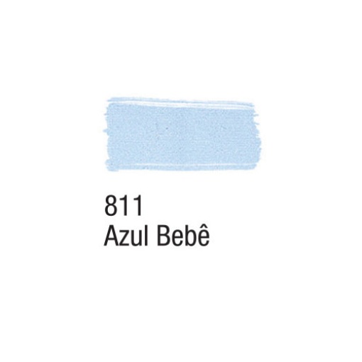 Tinta para tecido ACRILEX azul bebé 811 37ml