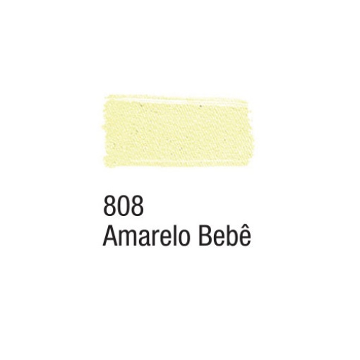 Tinta para tecido ACRILEX amarelo bebé 808 37ml
