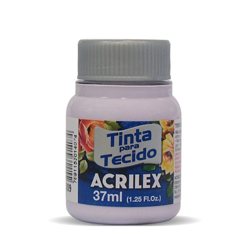 Tinta para Tecido ACRILEX Lilás Bebé 809 37ml