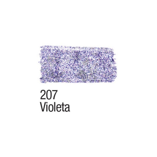 Tinta para tecido glitter ACRILEX violeta 207 37ml