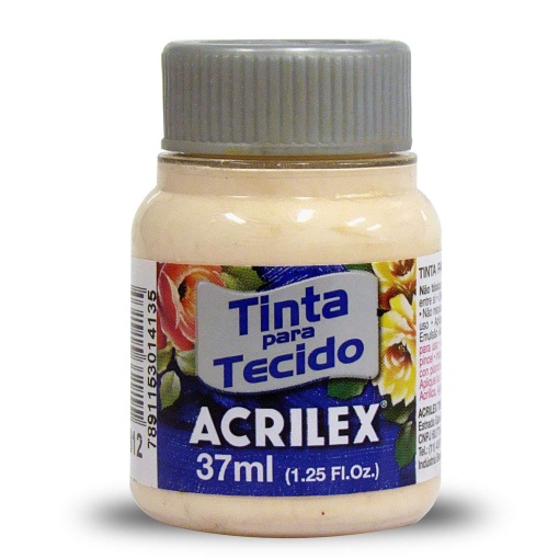 Tinta para Tecido ACRILEX Salmão Bebé 812 37ml