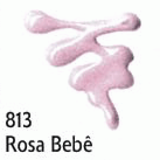 Tinta Dimensional Brilhante ACRILEX Relevo 3D Rosa Bebé 813 35ml