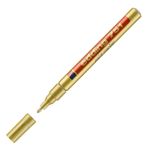 Marcador EDDING 751 1-2mm dourado