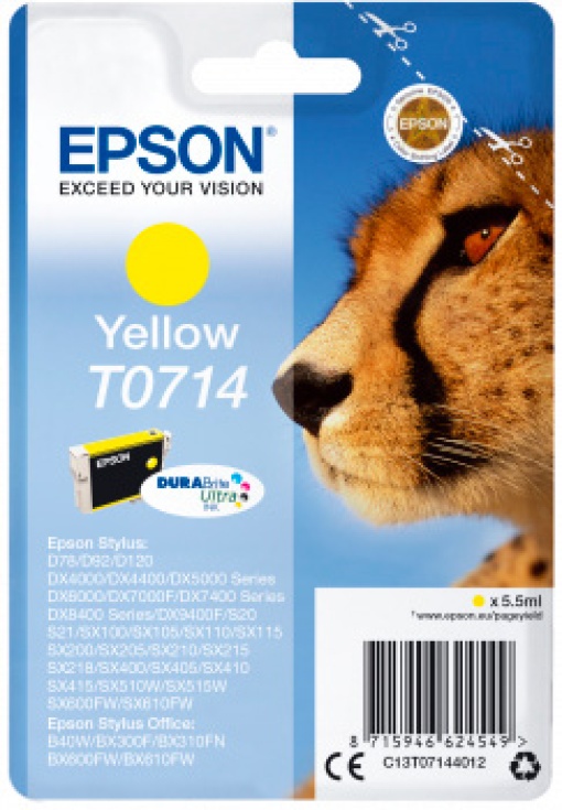 Tinteiro EPSON T0714 Amarelo S20/21/D78