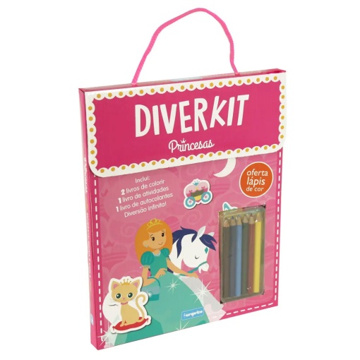 Diverkit Pinta e Cola Princesas EUROPRICE