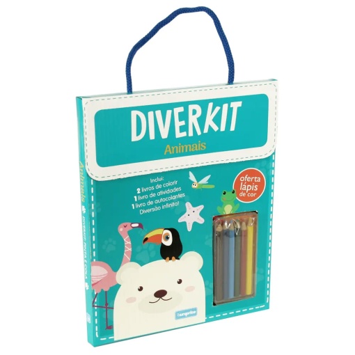 Diverkit Pinta e Cola Animais EUROPRICE