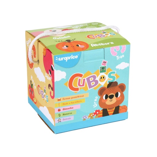 Cubos pirâmide + livro EUROPRICE