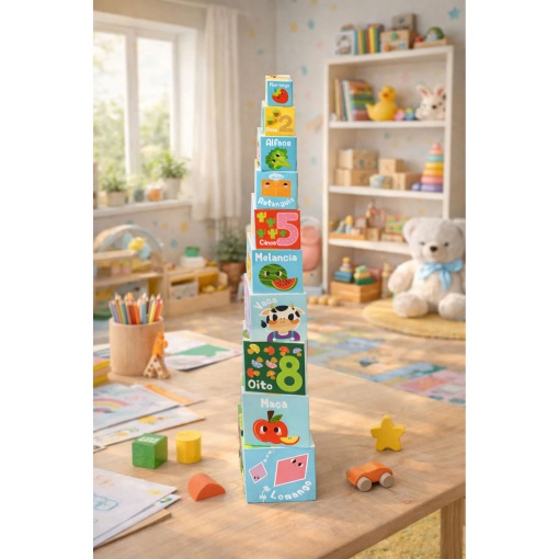 Cubos piramidales + libro EUROPRICE