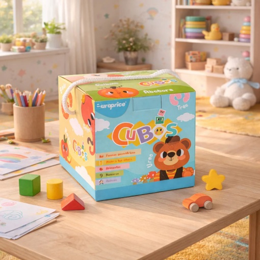 Cubos piramidales + libro EUROPRICE