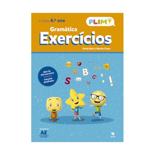 Plim exercícios de gramática 4.º ano
