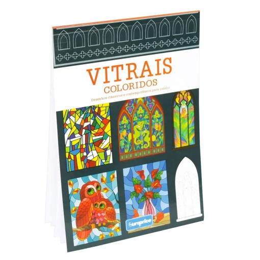 Vitrais coloridos - laranja EUROPRICE