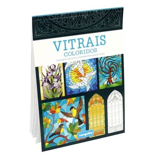 Vitrais coloridos - azul EUROPRICE
