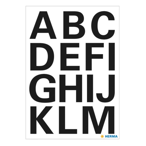Autocolantes HERMA VARIO letras A-Z 25mm