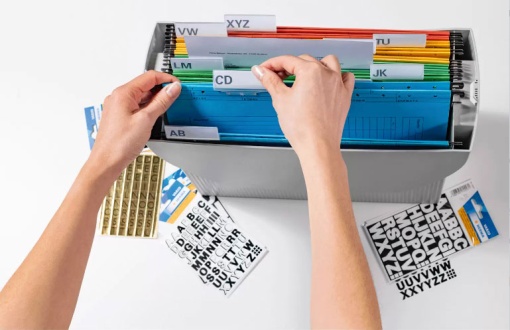 Autocolantes HERMA VARIO letras A-Z 25mm