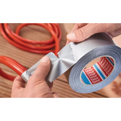 Cinta adhesiva multiusos TESA Extra Power Universal 25 m x 50 mm gris 56388-00000-12