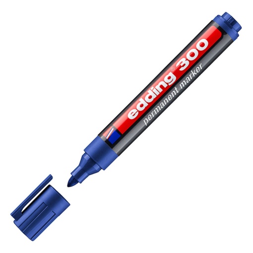 Marcador permanente EDDING 300 1,5-3mm azul