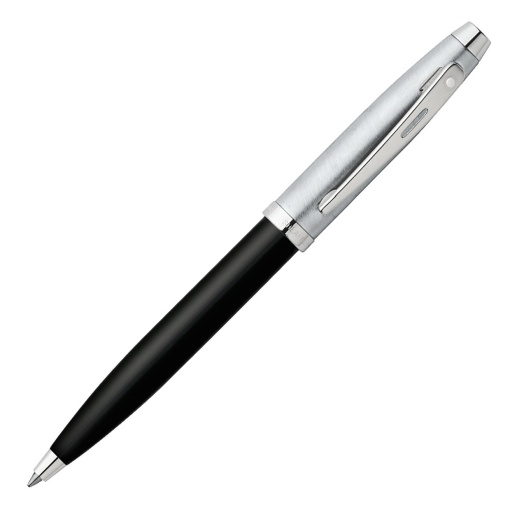 Esferográfica SHEAFFER 100 Preto Lacado Gloss/Cromado Escovado
