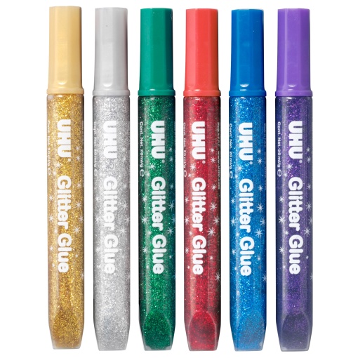 Cola Glitter UHU Young CREATIV 20ml Sortido