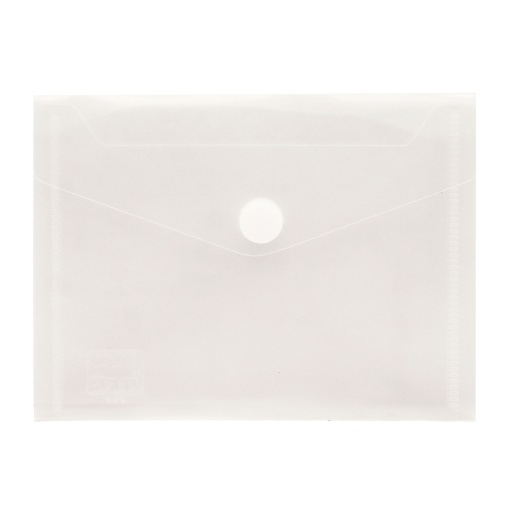 Bolsa para Documentos Fecho Velcro A6 Tipo Envelope Transparente