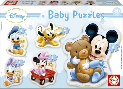 Puzzle EDUCA Baby 5x3-5 DISNEY peças Mickey