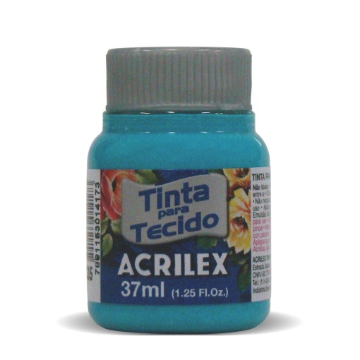 Tinta para Tecido ACRILEX Azul Mar 535 37ml