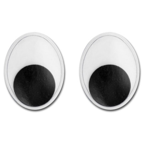 Olhos MEYCO ovais 12mm com 10