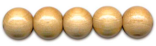 Bola de Madeira 16mm Natural com 15 unidades MEYCO