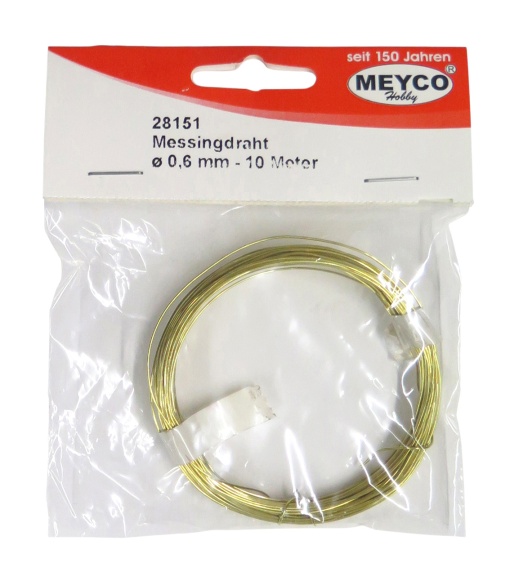 Arame 0,60mmx10 m Ouro MEYCO