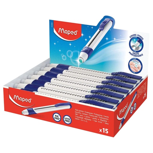 Borracha tipo caneta MAPED Gom-pen branca