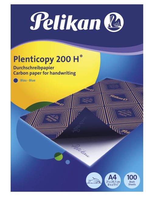 Papel Químico Azul PELIKAN A4 com 100 folhas