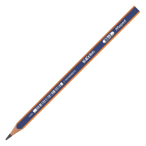Lápis Grafite MAPED Black Peps HB Nº 2 Triangular