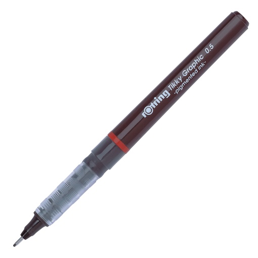 Fineliner ROTRING Tikky Graphic 0,5mm Preto