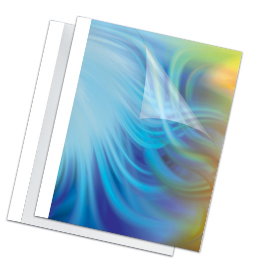 Capa Térmica A4 1,5mm Branco caixa com 20 FELLOWES
