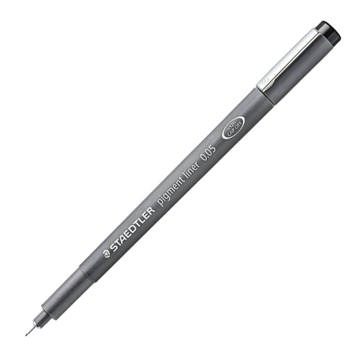 Fineliner STAEDTLER Pigment 308 0,05mm Preto