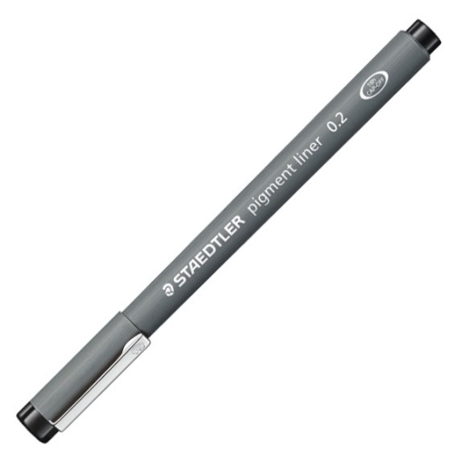 Fineliner STAEDTLER Pigment 308 0,2mm Preto