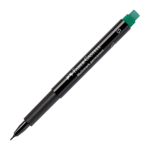 Marcador universal permanente FABER-CASTELL Multimark 1523 SF 0,4mm verde
