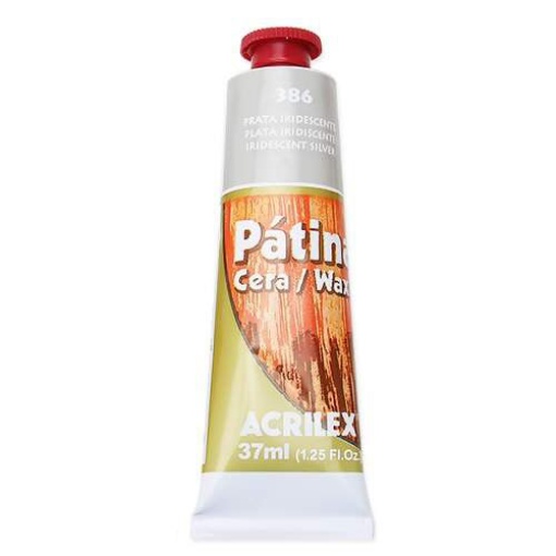 Pátine ACRILEX Prateado Iridescente 386 37ml