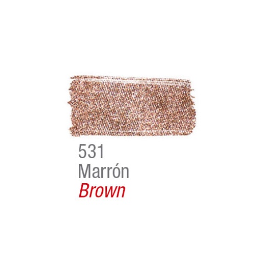 Tinta para tecido metálica ACRILEX castanho 531 37ml