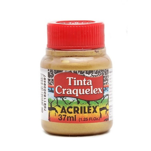 Tinta ACRILEX Craquelex Dourado Solar 37ml