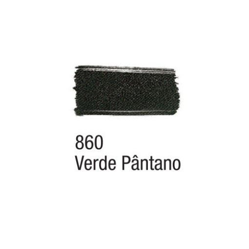 Tinta para tecido ACRILEX verde pântano 860 37ml