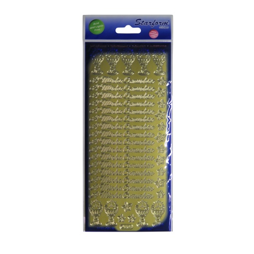 Autocolantes STARFORM Comunhão Dourado