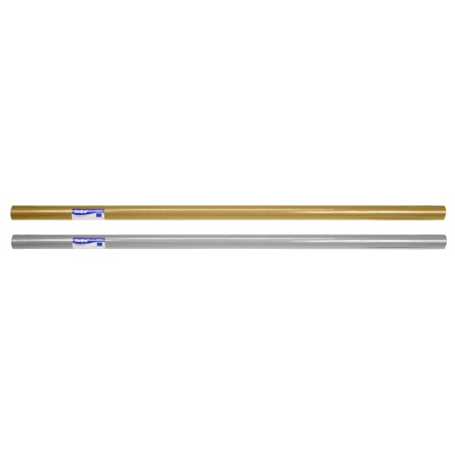 Papel de Embrulho SADIPAL Kraft Rolo 1x3m Dourado/Prateado