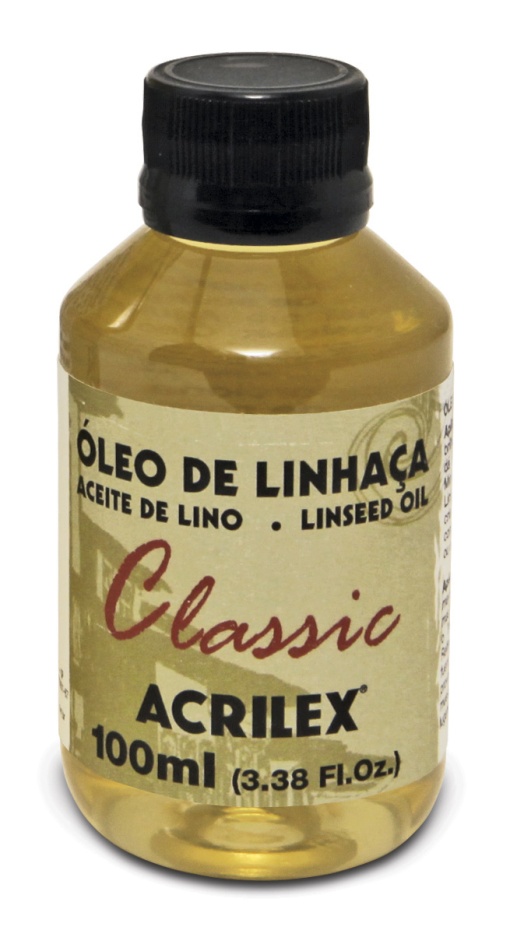 Óleo de linhaça ACRILEX 100ml