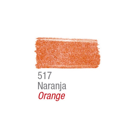 Tinta para tecido metálica ACRILEX laranja 517 37ml