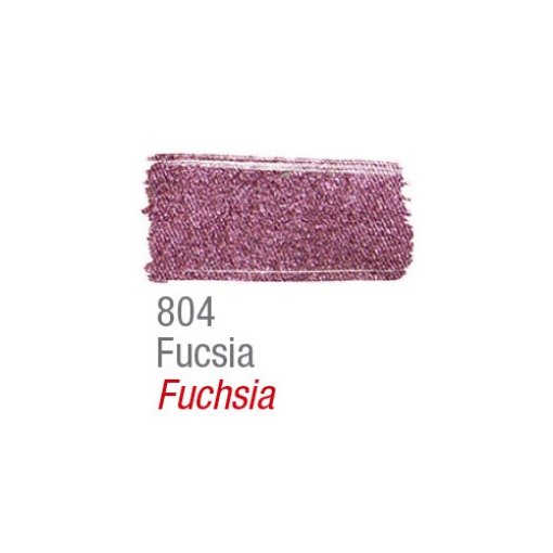 Tinta para tecido metálica ACRILEX fúcsia 804 37ml