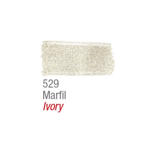 Tinta para tecido metálica ACRILEX marfim 529 37ml