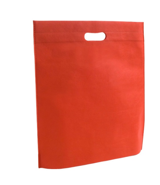 Saco TNT 35,5x39x8,8cm 90g Vermelho Asa Vazada