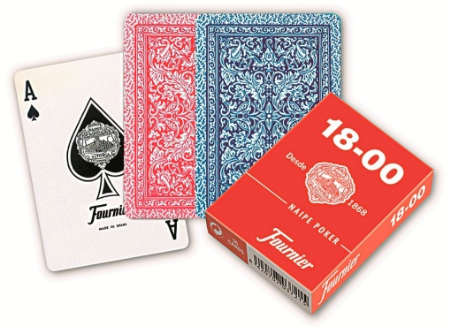 Baralho de cartas plastificado FOURNIER 18